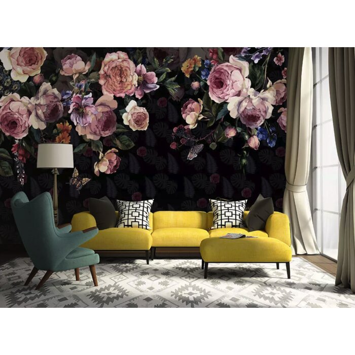 GK Wall Design Floral Wallpaper | Wayfair